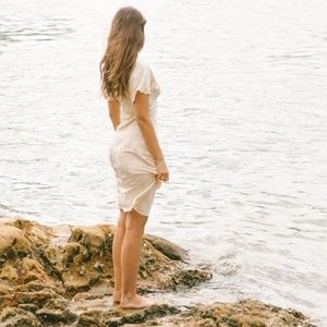 Spell Cream Midi Dress